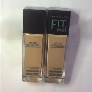 Fit me foundation Matte  Poreless Maybelline